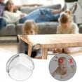 thumbnail image 2 of Baby Proofing Corner Guards (12 Pack) - Clear Transparent Furniture Protectors for Tables & Sharp Edges - Pre-Taped Safety Bumpers for Toddler Protection, 2 of 6
