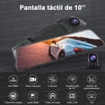 thumbnail image 2 of 2k Double Cámara Para Automóvil Pantalla Táctil 10'' Dashcam, 2 of 5