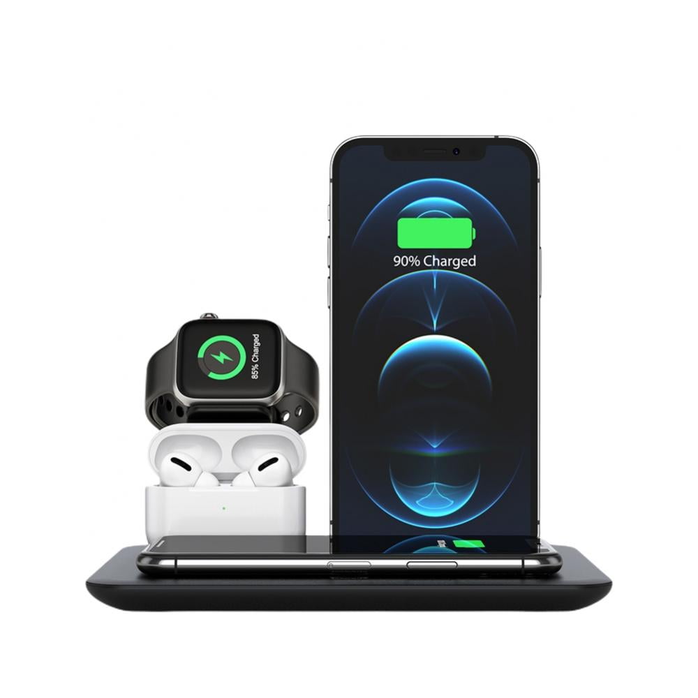 5 In 1 Wireless Charger Mobile Phone Fast Charging Station For IOS and
