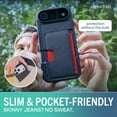 thumbnail image 6 of Smartish® iPhone 17 Thin Wallet Case - Wallet Slayer Vol. 2 [Slim + Protective] Credit Card Holder w/ Kickstand - Drop Tested Hidden Card Slot Cover For Apple iPhone 17 Thin - Moving Mountains, 6 of 9