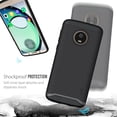 thumbnail image 4 of Motorola Moto G6 Case, TUDIA Slim-Fit [Merge] Extreme Protection/Rugged but Slim Dual Layer Case for Motorola Moto G6 [NOT Compatible with Moto G6 Plus] (Matte Black), 4 of 8