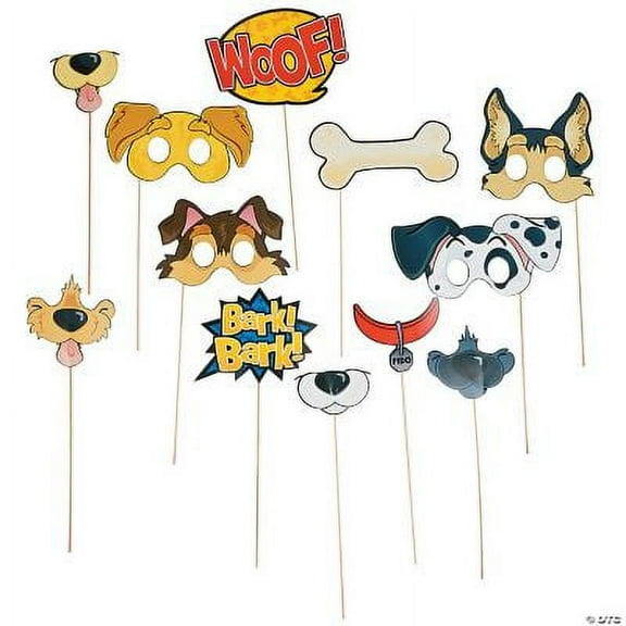 Puppy Party Photo Props - Apparel Accessories - 12 Pieces