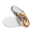thumbnail image 3 of Fotbe Cat Paw (2) Pattern Women's Fuzzy Curly Fur Memory Foam Loafer Slippers Indoor Outdoor Slippers Winter Home Shoes-35/36, 3 of 7
