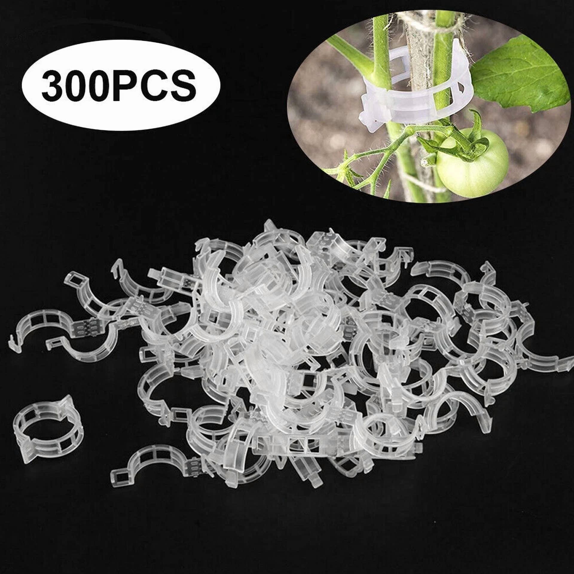 PURELY- 300X Useful Tomato Veggie Garden Plant Support Clips Trellis Twine Greenhouse Us