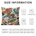 thumbnail image 6 of Nawypu Chinoiserie Pillow Covers Dragon Throw Pillows Chinoiserie Decor Outdoor Pillows Cases Suitable for Couch Pillows Living Room Bedroom,Set of 2, 6 of 6