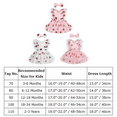 thumbnail image 4 of IBTOM CASTLE Baby Toddler Girl Backless Lace Butterfly Strawberry Ruffle Princess Cake Smash Birthday Party Photoshoot Dress 12-18 Months Pink - Strawberry, 4 of 6