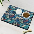 thumbnail image 3 of Summer Beach Dog Food Mat with Tropical Floral and Boho Inspired Prints – Absorbent, Quick Dry Pet Feeding Mat with Vibrant Botanical and Palm Leaf Patterns, 3 of 7