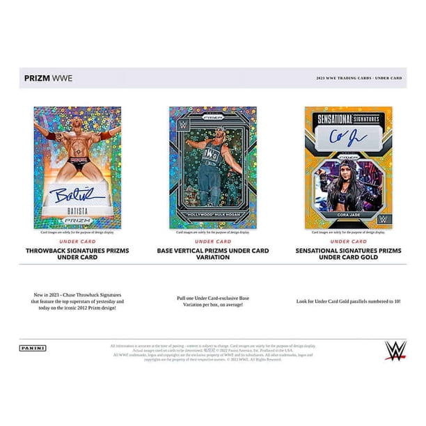 2023 WWE Prizm Box - Card trading supplies for toy retailers