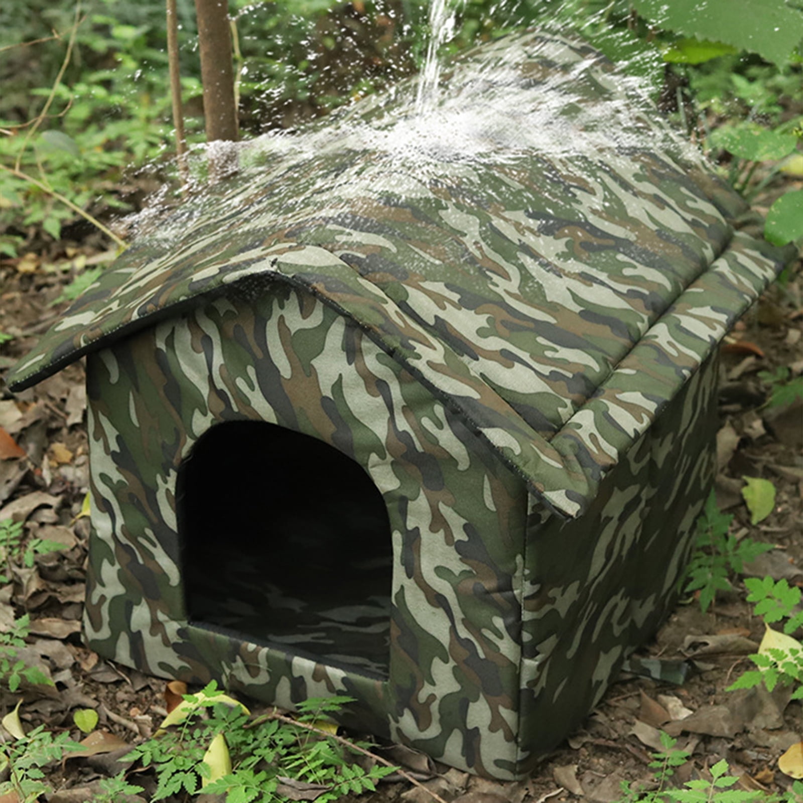 Pet Tent Bed for Cats/dogs Cat House Rainproof Waterproof Comfortable Warm Cats Sleeping Tent Cave Dogs Kennels Outdoor , Medium