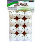 PrideSports White Perforated Practice Balls
