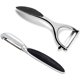 thumbnail image 1 of 2 Pieces Kitchen Vegetable Peeler, Fruit Straight Blade Potato Peeler, Durable Non-Slip Handle, 1 of 5