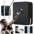thumbnail image 4 of BLEEUS Pu Leather Boxing Punching Target Training Sandbags Wall Pads Fitness Supplies (Black 20*20cm), 4 of 10