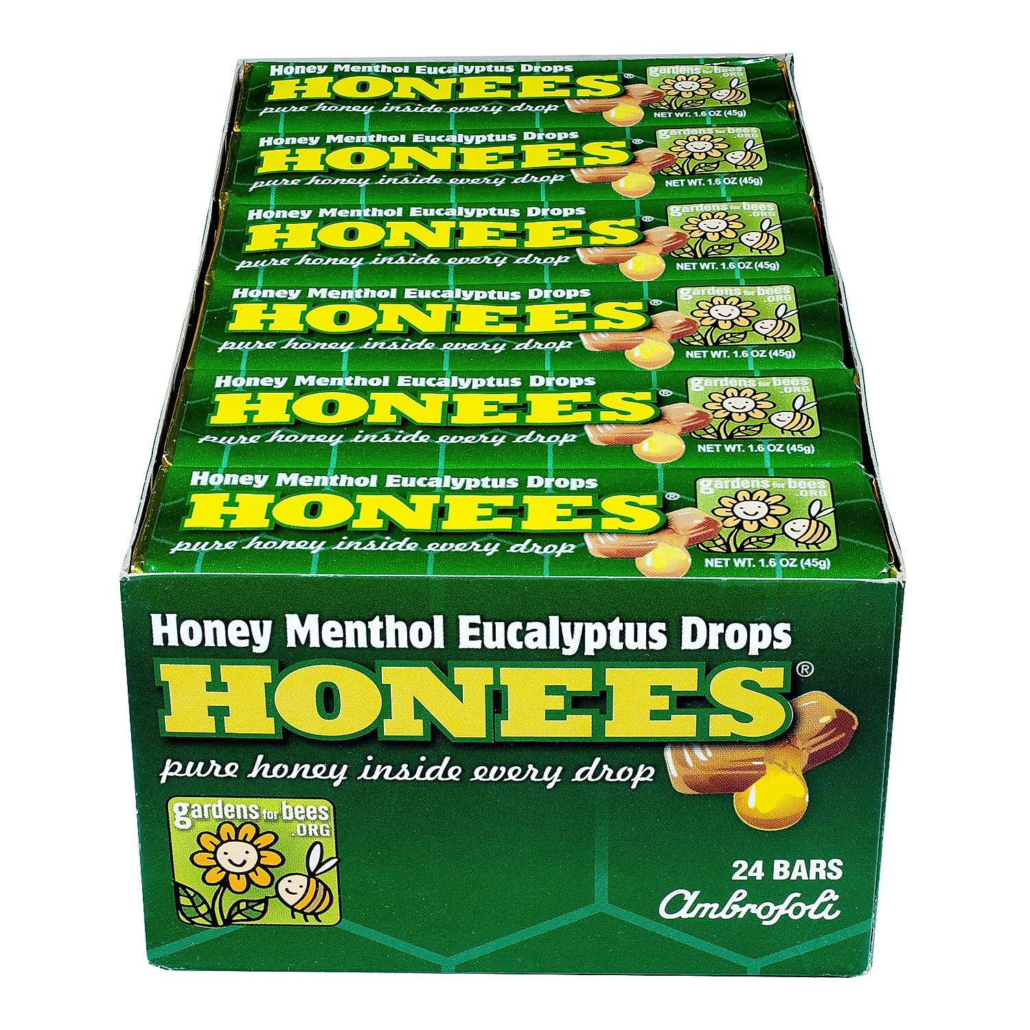 (Pack Of 48) Honees Lozenges Eucalyptus 1.63 Oz