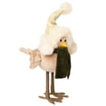 thumbnail image 4 of Northlight Standing Bird in Winter Apparel Christmas Figure - 9" - Beige and Green, 4 of 9