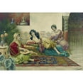 thumbnail image 3 of Giuseppe Aureli 18x14 Black Modern Framed Museum Art Print Titled - Idle Hours in the Harem, 3 of 5