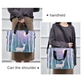 thumbnail image 6 of FORMRS 16" Laptop Bag Carrying Sleeve Case with Handle Travel Shoulder Briefcase, Purple Night Deer, 6 of 8