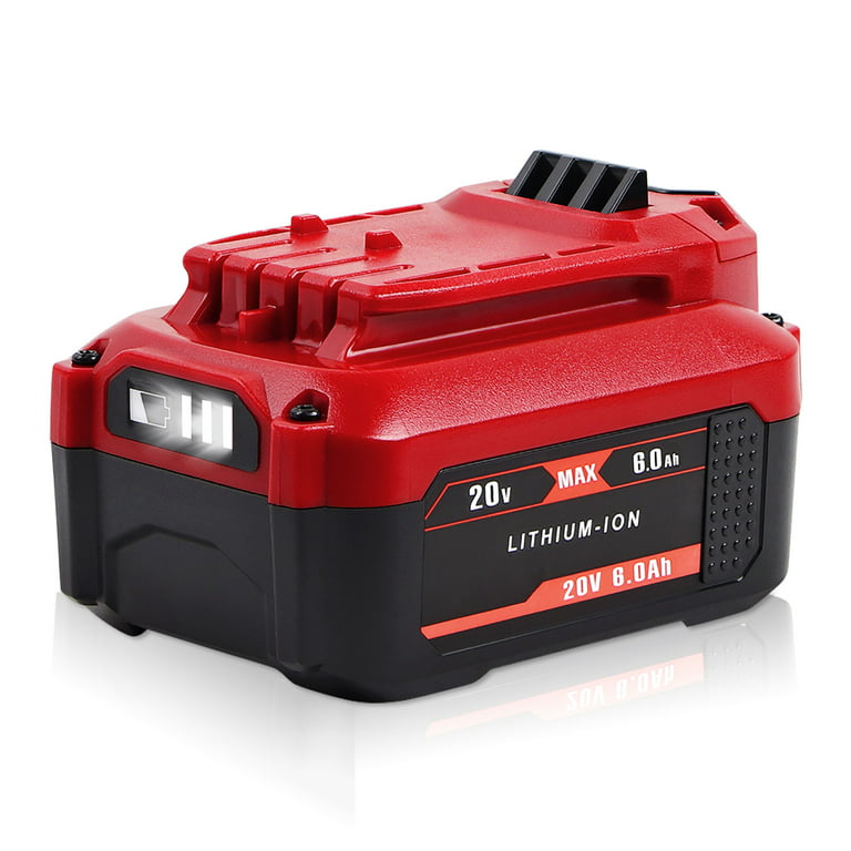 6000mAh 20 Volt Max Lithium Ion Battery + 20V Battery Charger for