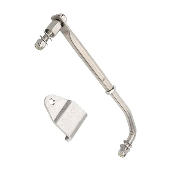 AMLESO Outboard Motor Steering Lever Arm Heavy Duty Steering Guide Adjustable Rod Connecting Rod for 15-200HP Boat Engine Parts