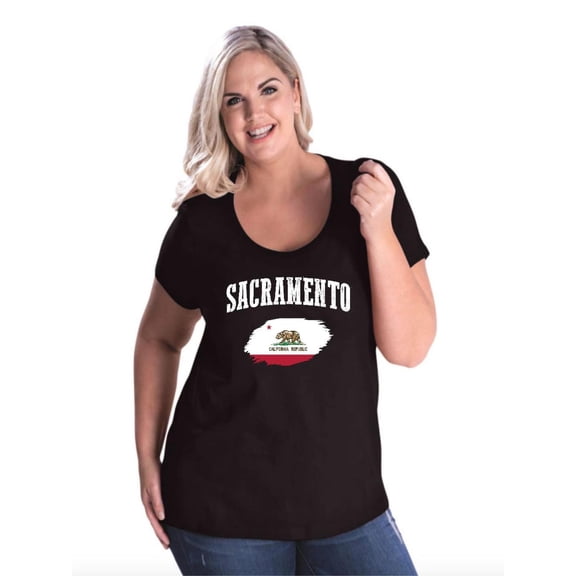 NIB - Women's Plus Size Curvy T-Shirt - Sacramento