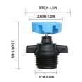 thumbnail image 4 of Aspersores automáticos giratorios de 1/2 pulgada con rotación de 360 grados para riego de jardín, 230-250 L/H, alcance de 5-5,5 m, paquete de 10, sistema de riego de césped de plástico duradero par, 4 of 5