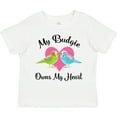 thumbnail image 3 of Inktastic Budgie Parakeet Budgerigar Pet Girls Toddler T-Shirt, 3 of 5