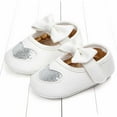 thumbnail image 2 of Otqutp Little Kid Soft Bottom Sneakers Toddler Shoes Four Color Baby Princess Shoes Baby Indoor Love Baby Shoes White Shoes Bow Shoes, 2 of 8
