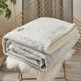 thumbnail image 5 of Floleo Throw Blanket For Couch Sofa 78.74X59.05In- Fleece Tufted Fuzzy Soft Cozy Blanket For Bed, Thick Warm Blanket For All Seasons Black of Friday Deals 2024, 5 of 7