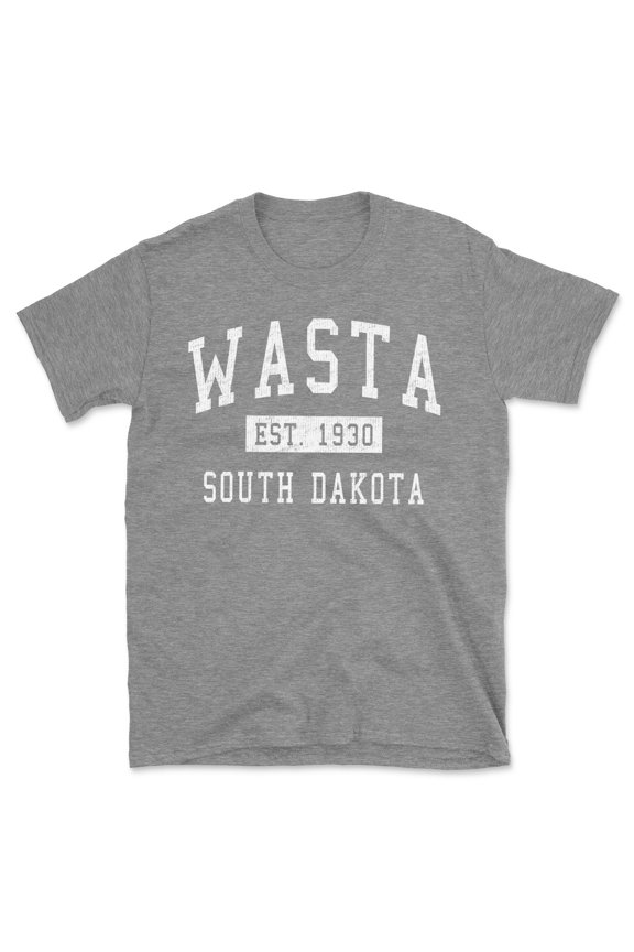 Wasta South Dakota Classic Established Men's Cotton T-Shirt