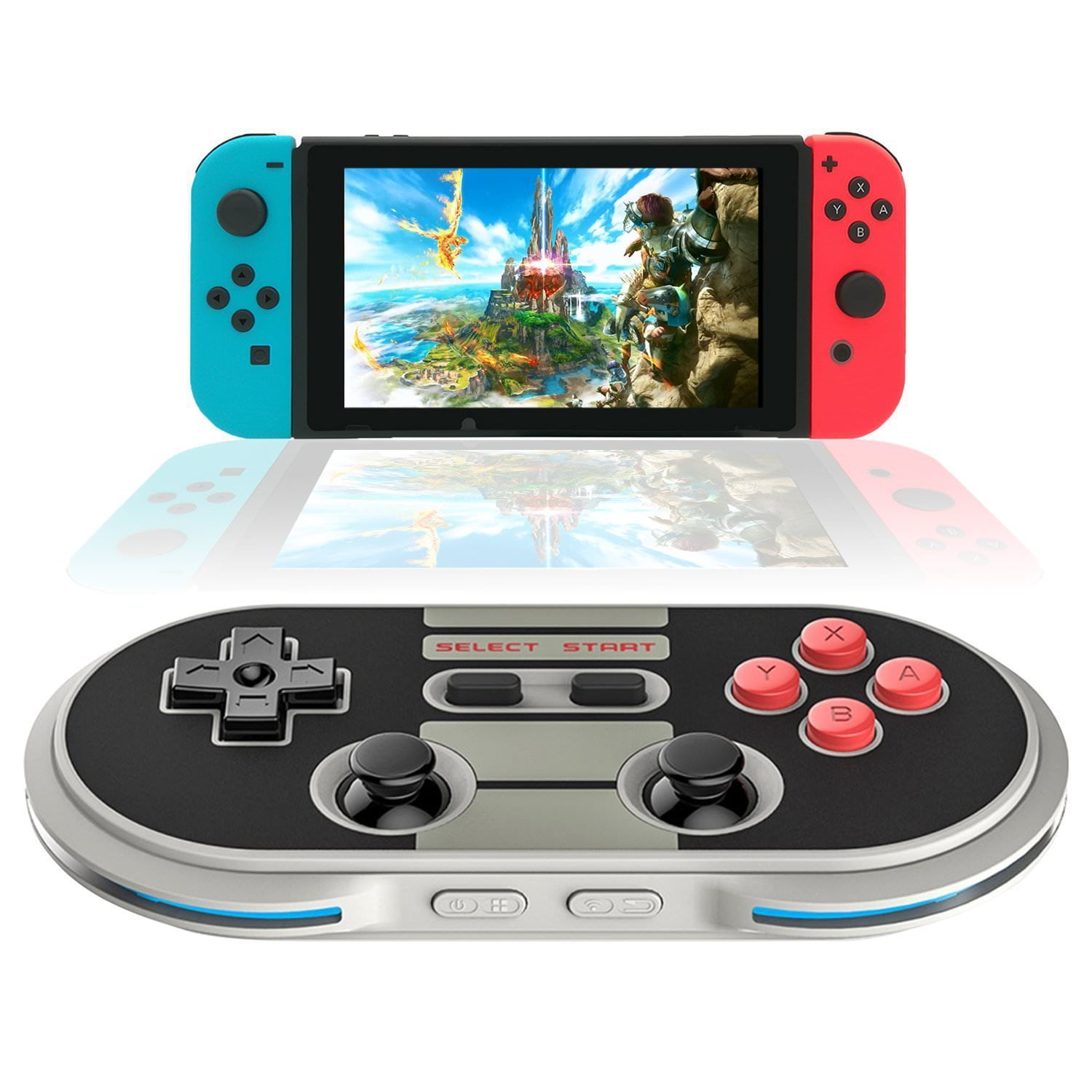 Wireless Controller, 8bitdo NES30 PRO GAME CONTROLLER for Nintendo