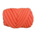 thumbnail image 2 of Cotton Polyester Chunky Yarn Tube Giant Yarn for Rug Making Carpets Handbag Orange, 2 of 8