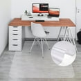 thumbnail image 2 of Yescom Clear Office Chair Mat for Hardwood 60"x46" Rectangle 2PCS Plastic Floor Protector for Rolling Desk Chairs 1/16" Thickness, 2 of 9