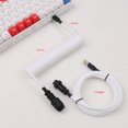 thumbnail image 3 of 5 Pin Gx16 aviator Coiled Cable Mechanical Keyboard Custom Usb c Coiled Cable Wire Pastel Cable, 3 of 4