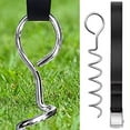 thumbnail image 4 of Corkscrew Shape Trampoline Anchor kit Steel Spiral Stakes,A, 4 of 8
