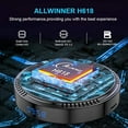 thumbnail image 3 of HK1 RBOX- WIFI6 Android 12.0 Smart TV Box Allwinner H618 Quad-core 4K  H.265 VP9 6K Decording Dual Band WiFi6 BT5.0 Digital Display with Remote Control, 3 of 7
