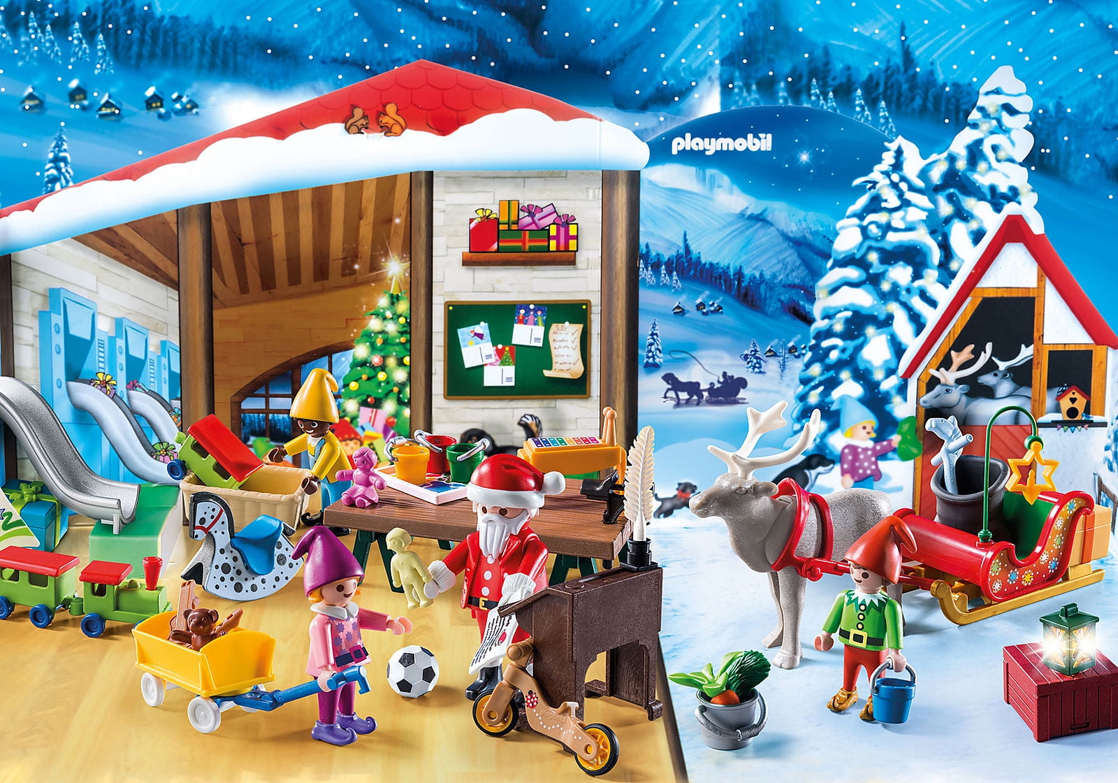 PLAYMOBIL Advent Calendar - Santa's - Walmart.com