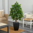 thumbnail image 2 of Nearly Natural 57" River Birch Artificial Tree in Black Planter, 2 of 3