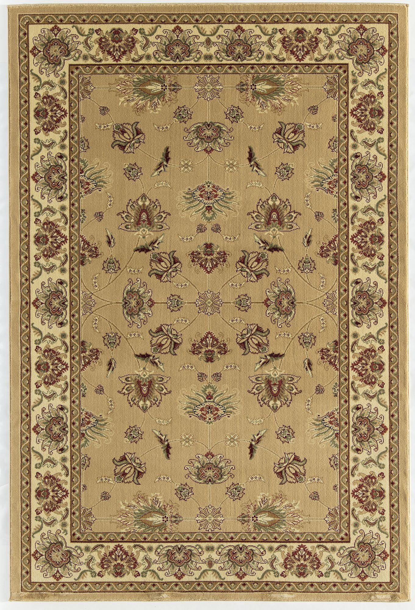 Rugs America Vista 342-BER Kashan Berber Oriental Traditional Pink Area Rug, 5'3"x7'10"