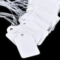thumbnail image 3 of 500 Pack White Marking Tags Jewelry Price Tags Hang Price Labels Display Tags with Hanging String, 3 of 5