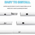 thumbnail image 4 of Stainless Kayak Paddle Spring Snaps 9.5x6mm Pole Push Button Spring Clips Steel Solid Button Locking Tube Single Pin for Outdoor Camping Awning Tent Pole Replacement Accessories 8 Pack, 4 of 7