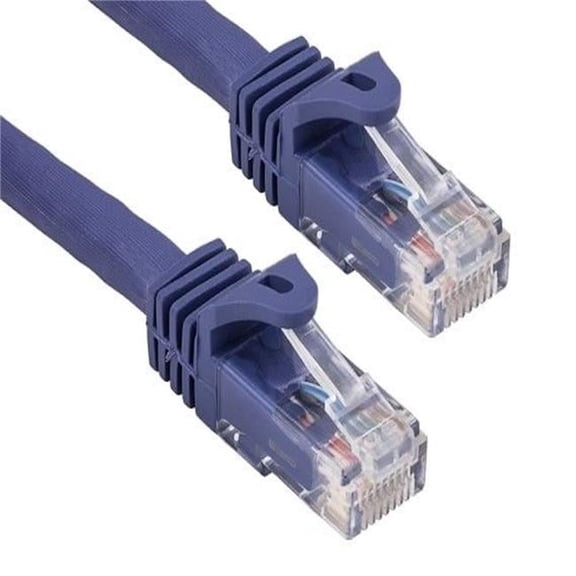 25 ft. Cat6a 600 MHz UTP Snagless Ethernet Network Patch Cable, Purple