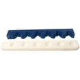 thumbnail image 2 of 6 Cue Wall Rack with Flexible Rubber Cue Clips-Blue, 2 of 6