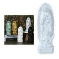 thumbnail image 3 of AMLESO Mary Statue Religious Gift Xmas Home Decor Statue Sculpture Religious White, 3 of 8