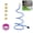 Blue, variant on Misters for Outside Patio 76 in, Standing Outdoor Hose Misting Cooling System,3-Way Nozzle Design,Portable Water Mister for Patio, BBQ, Pool, Garden, Bird Bath, Tanning, Mist Sprinkler for Plants