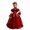 Z44-Red, variant on LILIYA Girls Halloween Sleeveless Dress with Ghost Print and Accessories, Stage Gown for Holiday Parties and Dress Up 8-10 Years