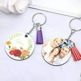 thumbnail image 2 of 1 Set of DIY Sublimation Keychain Decorative Heat Transfer Keychain Blank Keychain, 2 of 6