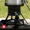 thumbnail image 6 of Nexgrill Turkey Fryer Burner with 30Qt Aluminum Crawfish Boiler Pot & Strainer for Poultry, Seafood, and More, 38,000 BTU Propane Deep Fryer Burner, CSA Approved Design with Included Hook - 840-0005, 6 of 8