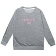 thumbnail image 4 of Vividxx Sweatshirts For Girls Fashion Letter Printed Crewneck Sweatshirt Casual Loose Long Sleeve Pullovers Tops Trendy Fashion 5-6 Years, 4 of 5