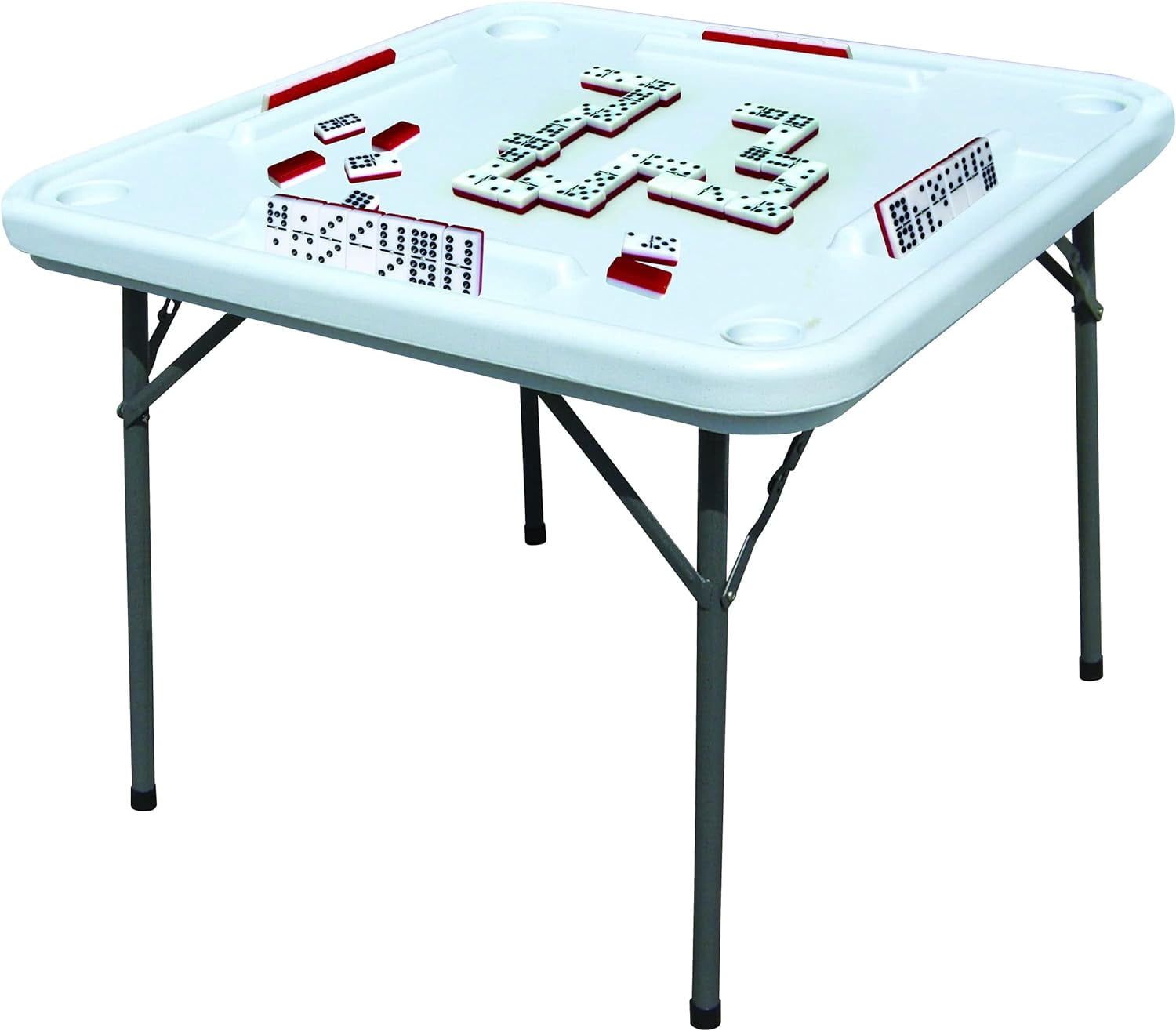 HAOFEI Benecasa Blow Mold Domino Tile Games Table Metal