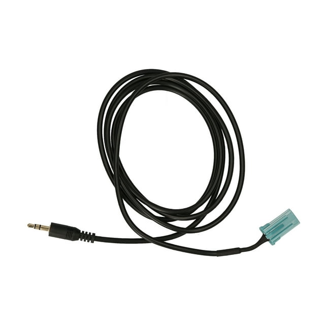Reemplazo del cable de entrada de línea de audio estéreo AUX de 3,5 mm para coche para Renault Clio Megane Espace Kangoo Laguna 2005-2010 Abanopi Cable AUX