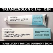 Triamcinolone 0.1% ointment (80gm tube)